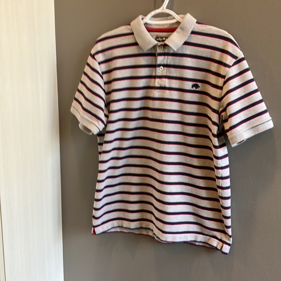 Raging Bull Gray, Blue & Red Men’s Polo Size Large - Picture 3 of 13